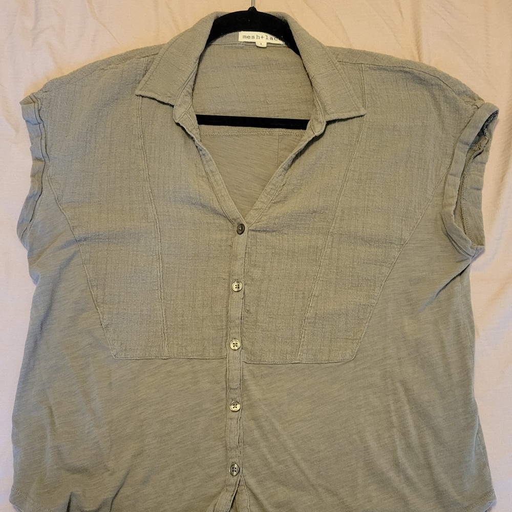 Women's Green Shirt by Mwsh And Lace